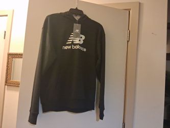 Men's new balances hoodie size small brand new all black