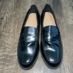 Faux Leather Loafers
