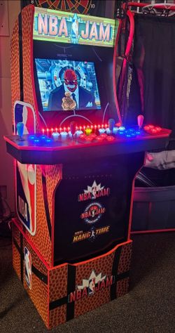 NBA Jam Arcade1up Cabinet With Over 15,000 Video Games