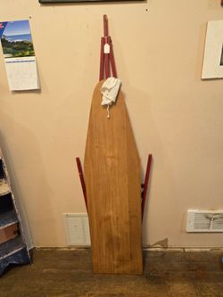 VINTAGE WOODEN IRONING BOARD