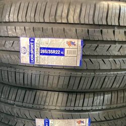 265/35/22 Tires Brand New