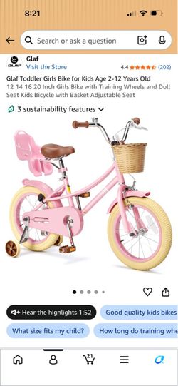 Girls bike