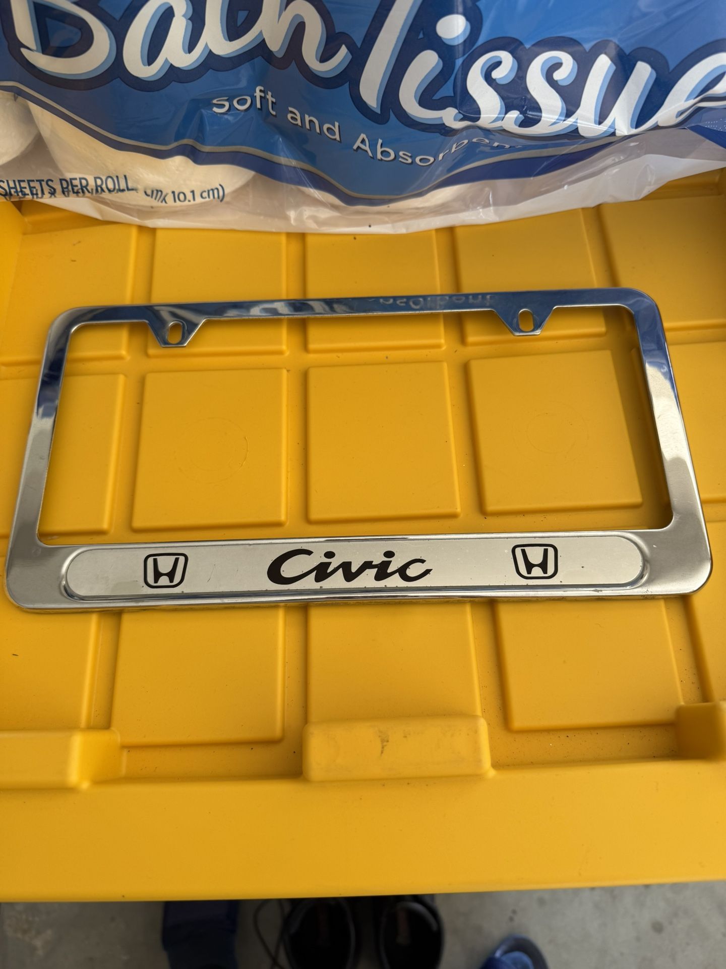 Honda Civic License Plate Frame
