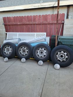 (4) Used  Ford 245/75/17 Rims And Tires $150 OBO
