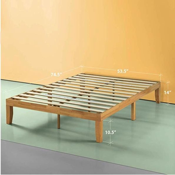Bed frame new in box brand ZINUS platform bed full