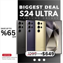$1 Down - Premium Phone, Low Price! 💸 Samsung Galaxy S24 Ultra 