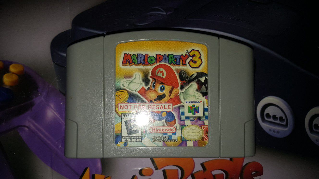 Nintendo 64 N64 NFR Mario Party 3
