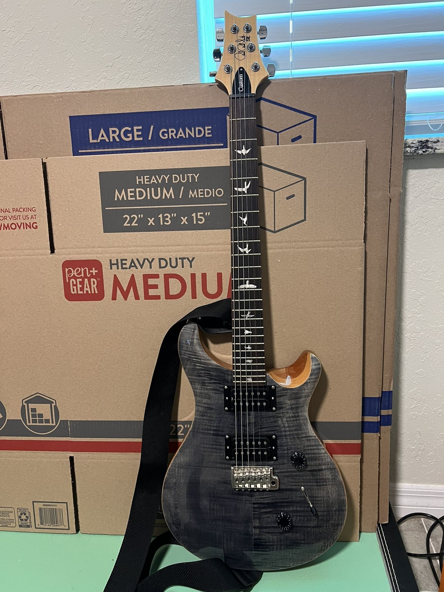 PRS SE guitar with Gig Bag