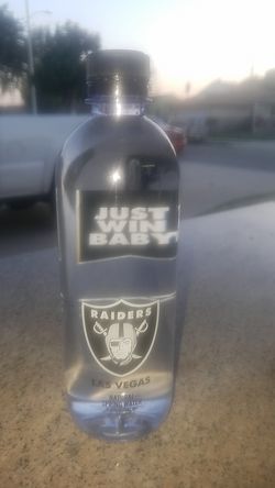Las vegas raiders water bottles