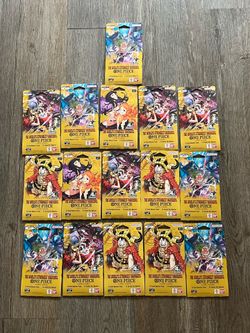 14 One Piece OP17 The Worlds Strongest Warriors | Factory Sealed Sleeved Booster Packs