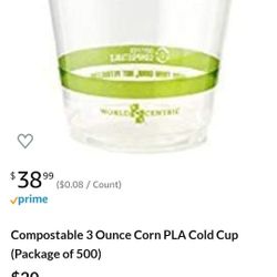 Free Cups 3 Oz Compostable