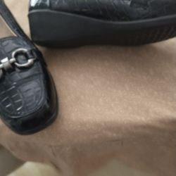 Low Heel Slip On Woman Shoes 