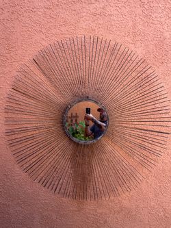 Large Indoor/Outdoor Sunburst Mirror