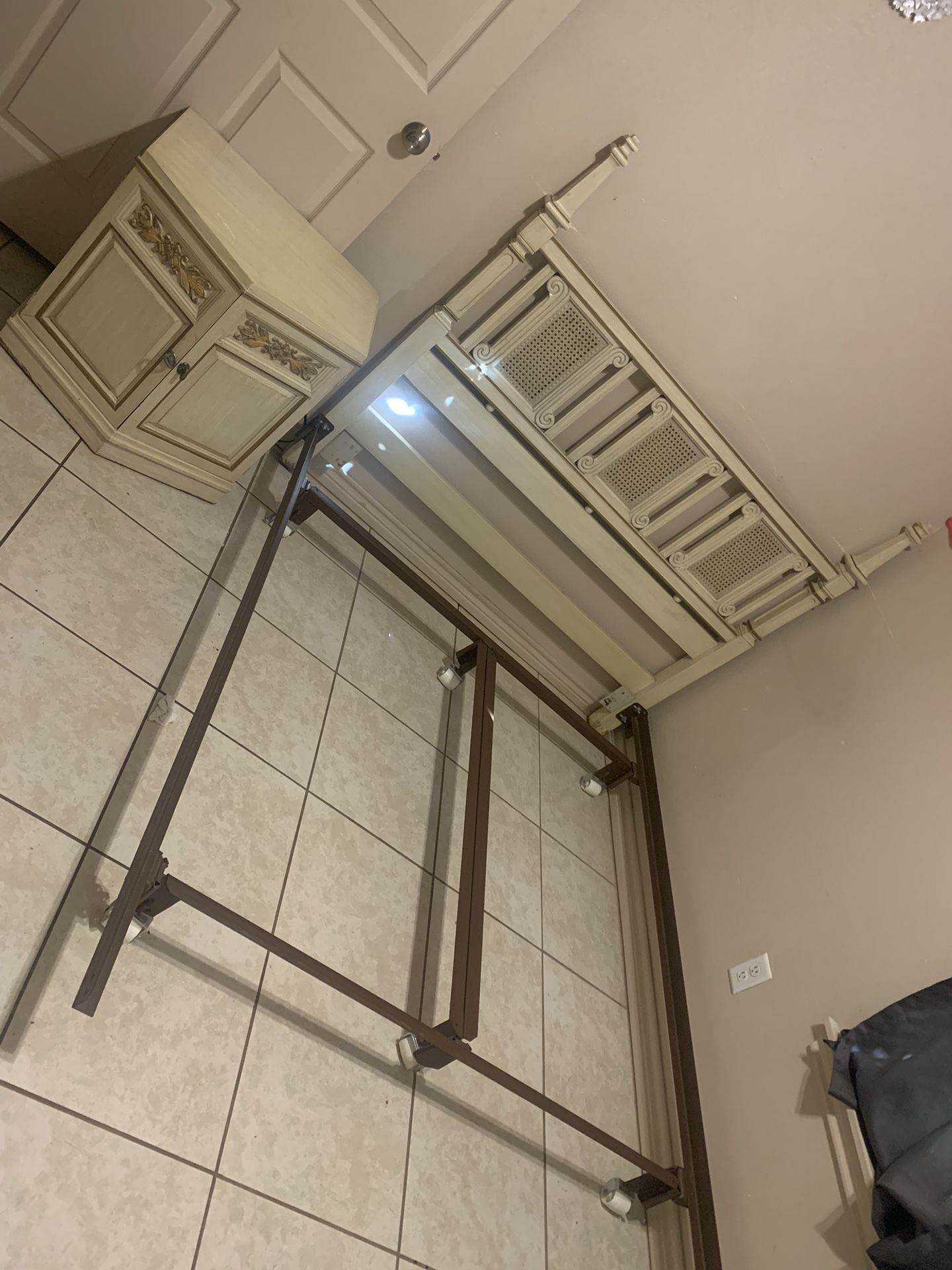 Queen Bed Frame And matching Mini Side Table