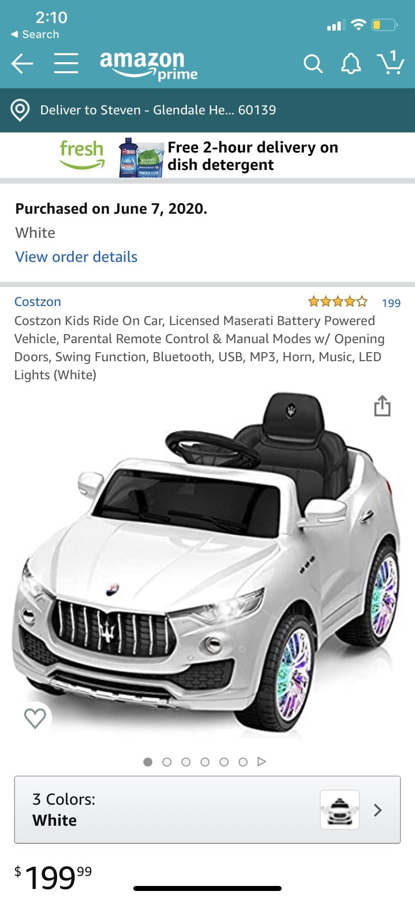 Maserati truck for kids