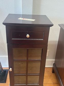 Nightstand with Drawer and Cabinet