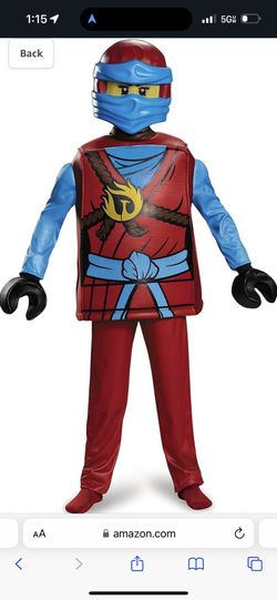 NYA Deluxe Ninjago Lego Costume, Medium/7-8-NEVER WORN