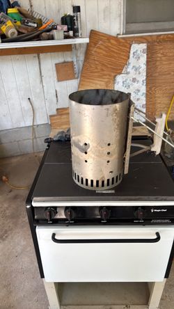 Charcoal starter holder