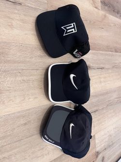 Nike Dri-Fit Hats Tiger Woods Nike Golf Nike Running USED (3 Hat Bundle)