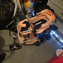 Baby Stroller Pink 