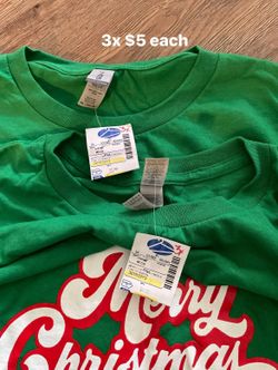 Brand new Shirts 3x Says Merry Christmas 