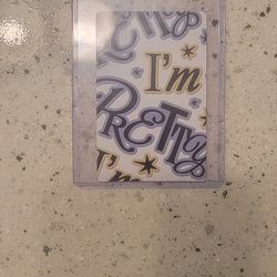 KATSEYE i am pretty lyric card