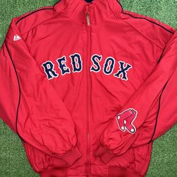 Mint Condition Majestic Boston Red Sox Authentic Collection MLB Team Dugout JACKET XL