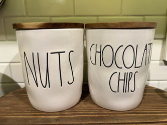 Rae Dunn Chocolate Chips And Nuts Cellars 