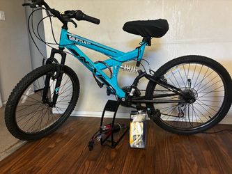 Gauntlet Bike 24 inch 18 speed with bump pump
