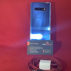 Samsung S10+ Blue 128GB Unlocked $400