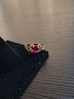 14K REAL RUBY RING 💍