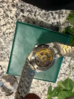 Men's moissanite watch
