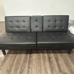 Futon Sofa With Working Cup holders And Charger Ports