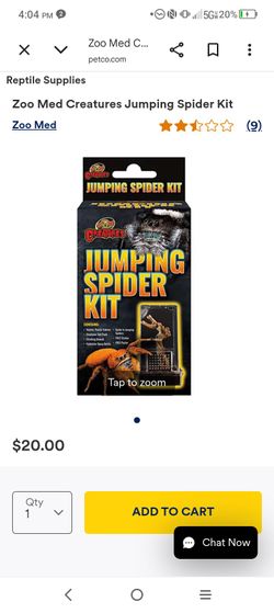 Jumping spider enclosure