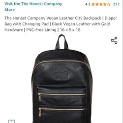 The Honest Company Vegan Leather City Backpack |