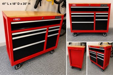Craftsman rolling workbench/tool chest in excellent condition