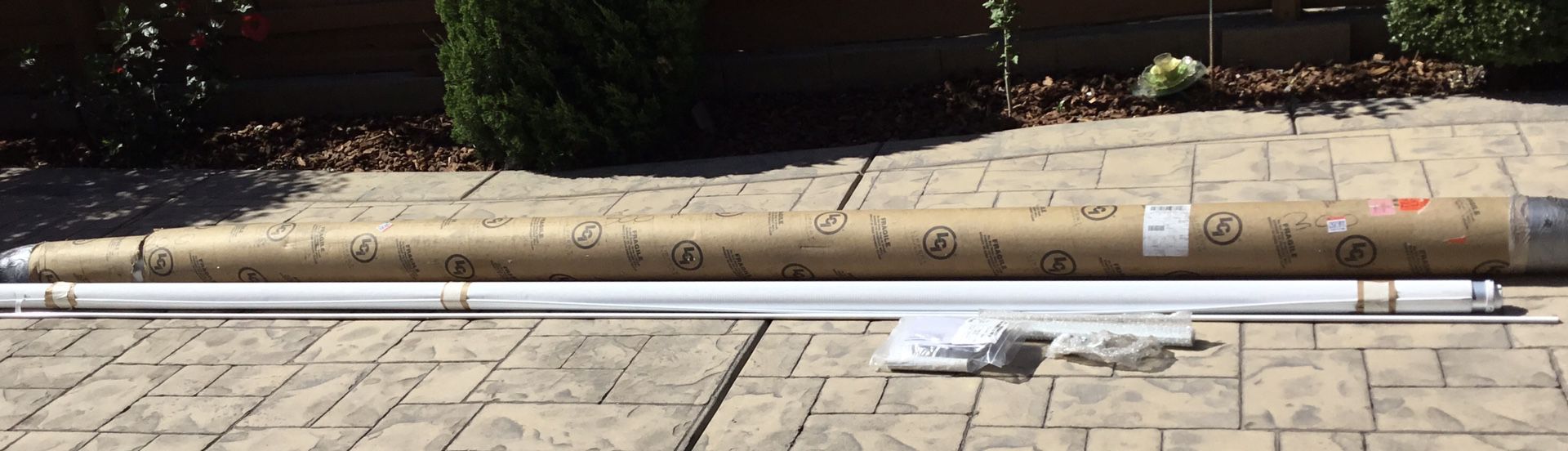Solera 13” Solid White RV Awning Roller and Fabric (Std)