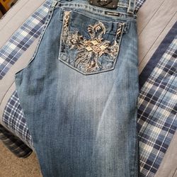 Women's Miss Me Jeans Size 32x32 Boot. $45 Pickup In Oakdale 
