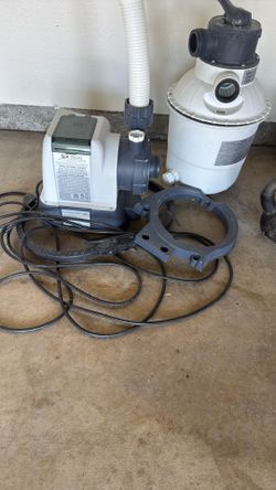 Index Sx1500 Filter 125$ With Half Bag Of Sand 