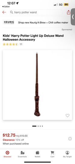 Harry Potter light up wand - new