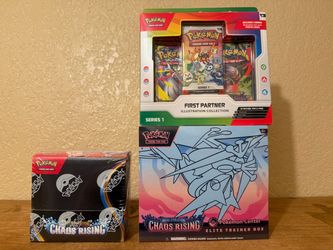 Pokemon Card Sealed Lot. Booster Box Pokemon Center ETB First Partner series 1
