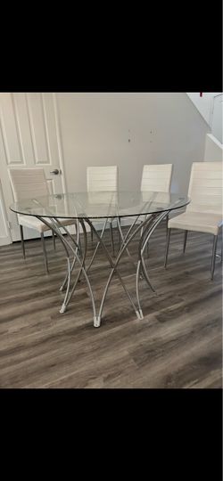 Table and chairs