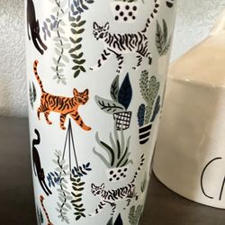 NEW Cat and Succulent Tumbler 