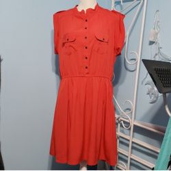 Button Down Sleeveless Dress