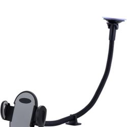 Windshield Car Phone Mount Universal Cell Phone Holder Car Long Arm Holder for iPhone Xs Max R X 8 Plus 7 Plus 6S Samsung Galaxy S9 S8 Edge S7 S6 LG S
