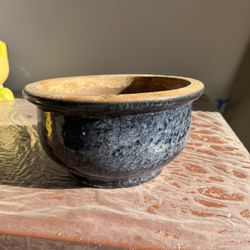 Blue Ceramic Pot