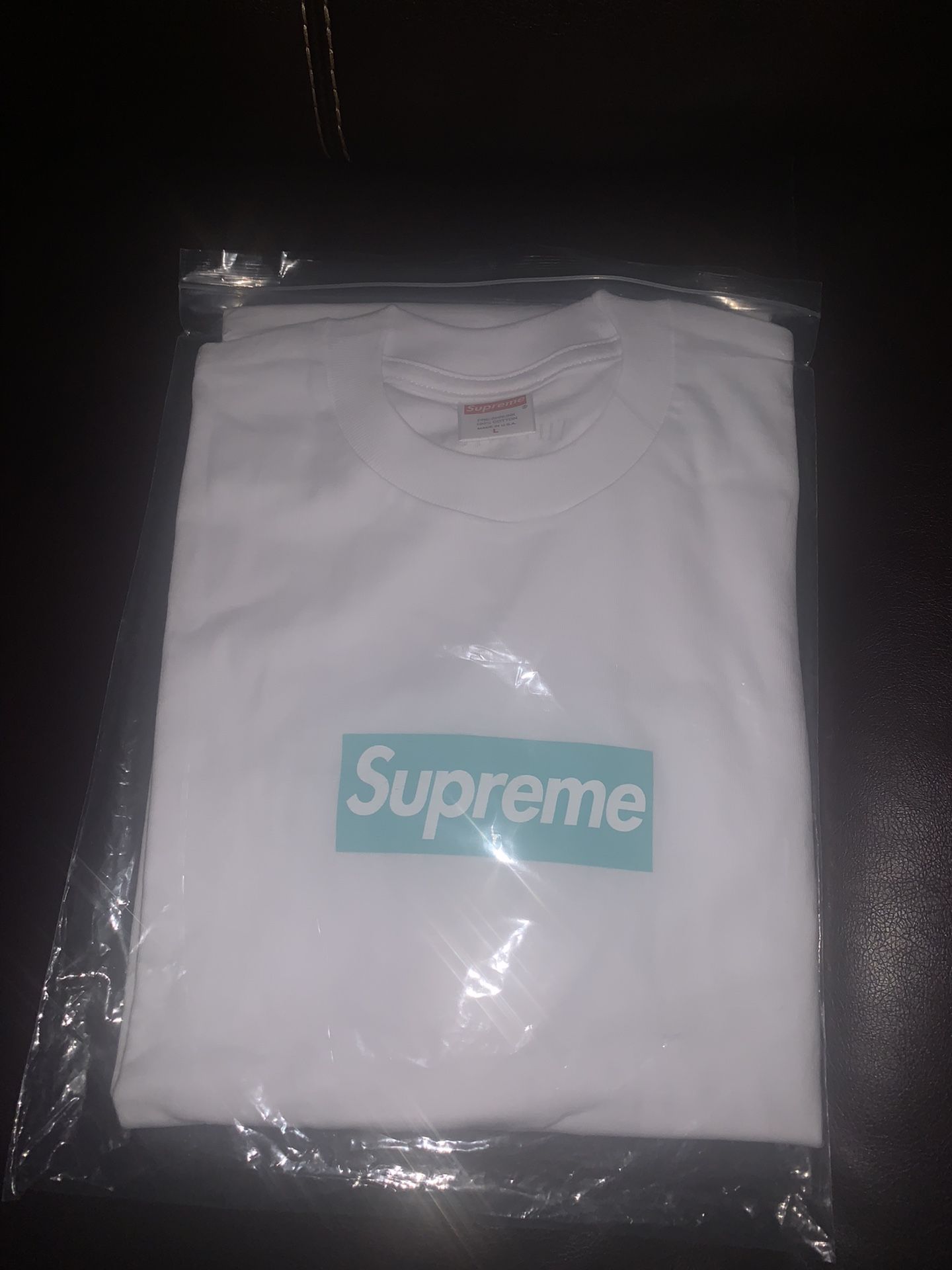 Supreme Tiffany & Co. Box logo Tee (Large)