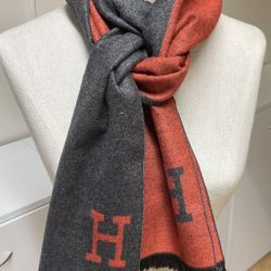 Quality High Fashion Wool Scarf 2 Tone Colors