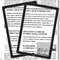 [2 Pack] 5X Magnifying Glass for Reading, 7x5 inches Large and Lightweight Magnifier Provide Full Book Page Viewing Area Perfect Handheld Magnifier