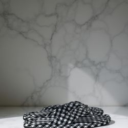 Zara Checkered-Print Thong Slides